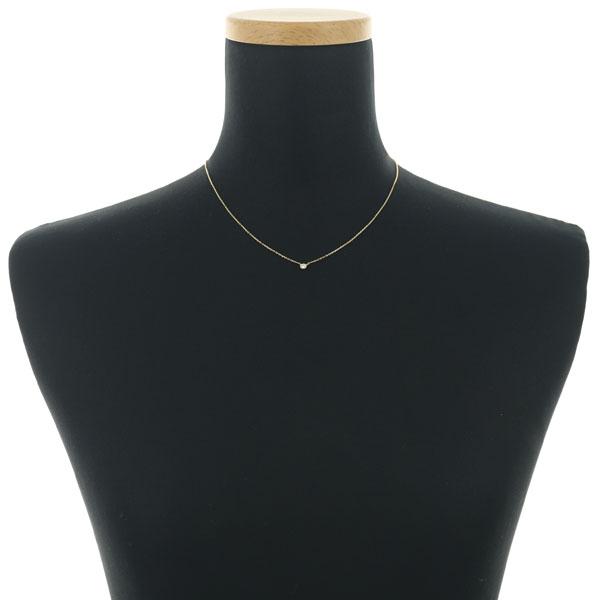 TASAKI（タサキ） ネックレス ダイヤ ダイヤモンド 0.06ct ベゼル 一粒