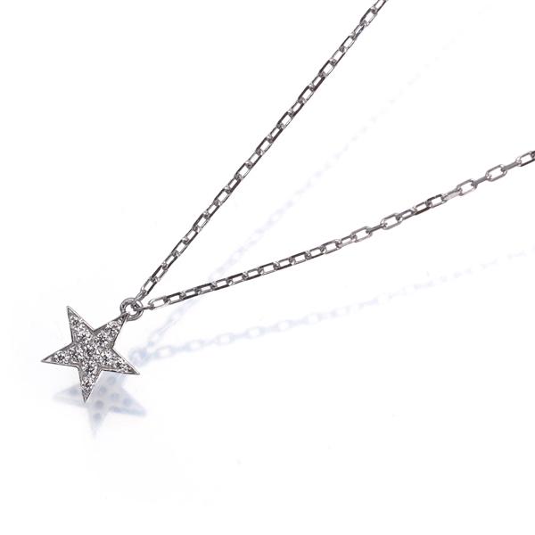 AHKAH（アーカー） ネックレス ダイヤ ダイヤモンド 0.03ct エトワール