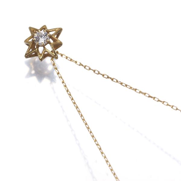 AHKAH（アーカー） ネックレス ダイヤ ダイヤモンド 0.05ct プチクレ