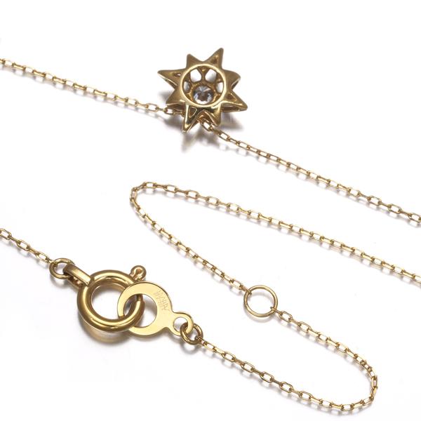 AHKAH（アーカー） ネックレス ダイヤ ダイヤモンド 0.05ct プチクレ