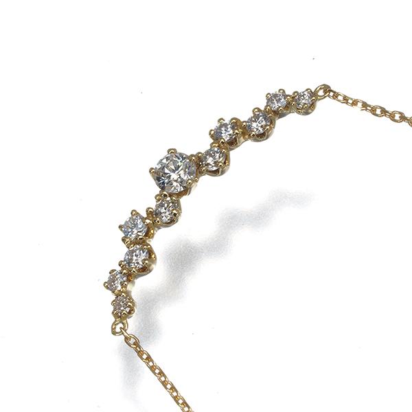フェスタリア ネックレス ダイヤ ダイヤモンド 0.111ct/0.18ct Wish 