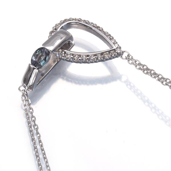 ビジュード ネックレス アレキサンドライト 0.186ct ダイヤ ダイヤモンド 0.20ct K10WG BLJ/GENJ |  | 02