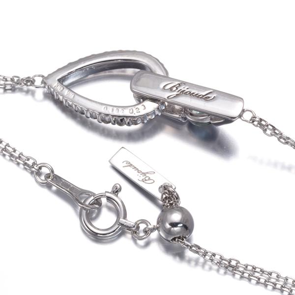 ビジュード ネックレス アレキサンドライト 0.186ct ダイヤ ダイヤモンド 0.20ct K10WG BLJ/GENJ |  | 03