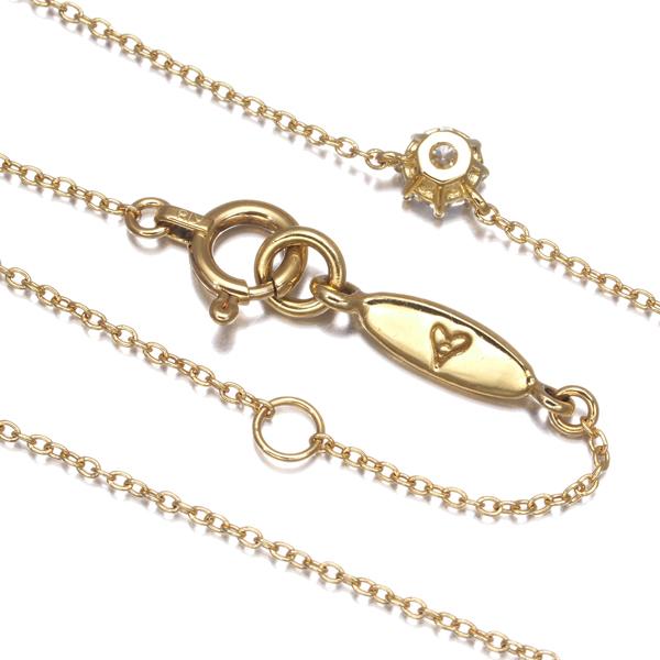 AHKAH（アーカー） ネックレス ダイヤ ダイヤモンド 0.15ct ソルティ