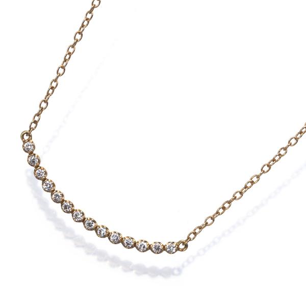 AHKAH（アーカー） ネックレス ダイヤ ダイヤモンド 0.10ct 