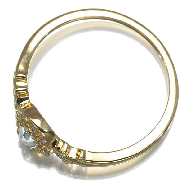 AHKAH（アーカー） リング ダイヤ ダイヤモンド 0.11ct ローズカット 2