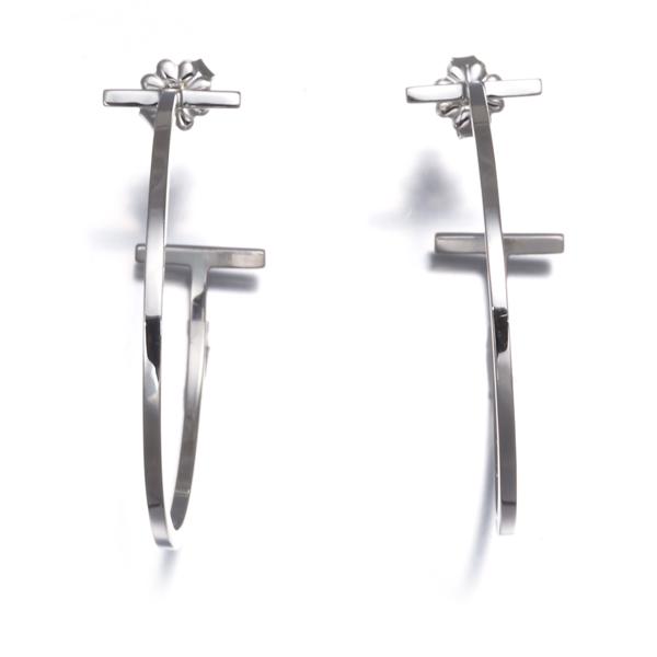 TIFFANY&Co.（ティファニー） ピアス Tワイヤー フープ ラージ