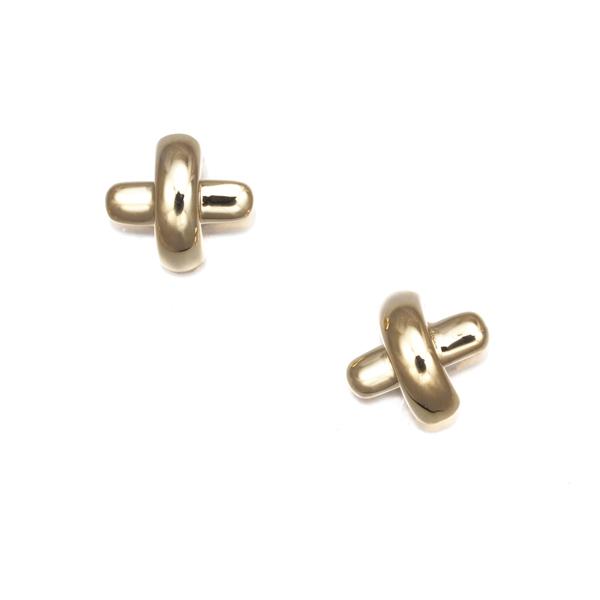 TIFFANY&Co.（ティファニー） ピアス クロスステッチ K18YG BLJ