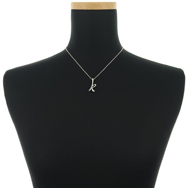 極美品 ティファニー レター イニシャル K ネックレス シルバー925 TIFFANY&Co.（ティファニー） ネックレス アルファベットレター