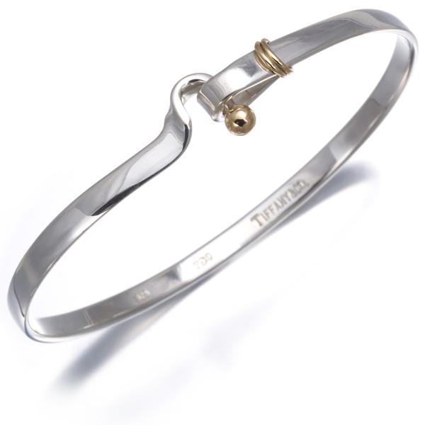 ティファニー ブレスレット バングル フック＆アイ ツイスト sv925　750 TIFFANY&Co.（ティファニー） ブレスレット フック＆アイ バングル