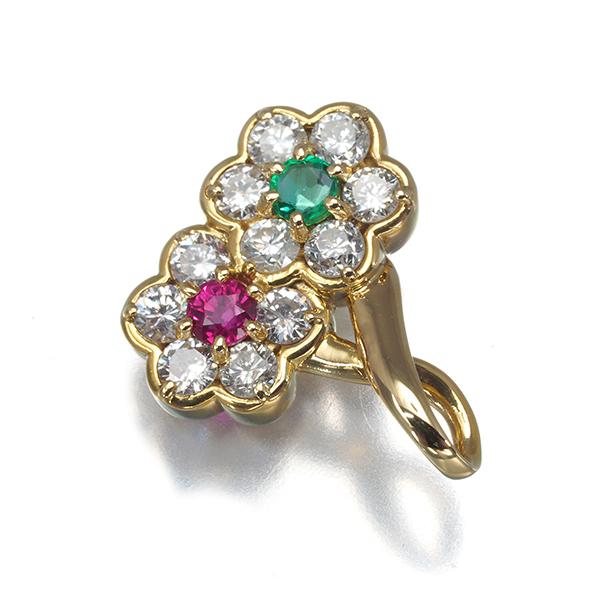 アンブローズ ペンダントトップ ダイヤ ダイヤモンド 0.58ct ルビー 0.13ct エメラルド K18YG BLJ/GENJ 限界値下げ品 |  | 01