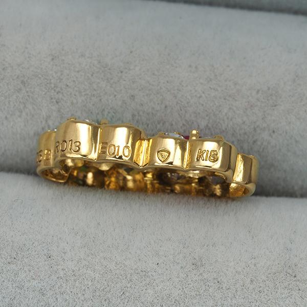 アンブローズ ペンダントトップ ダイヤ ダイヤモンド 0.58ct ルビー 0.13ct エメラルド K18YG BLJ/GENJ 限界値下げ品 |  | 03
