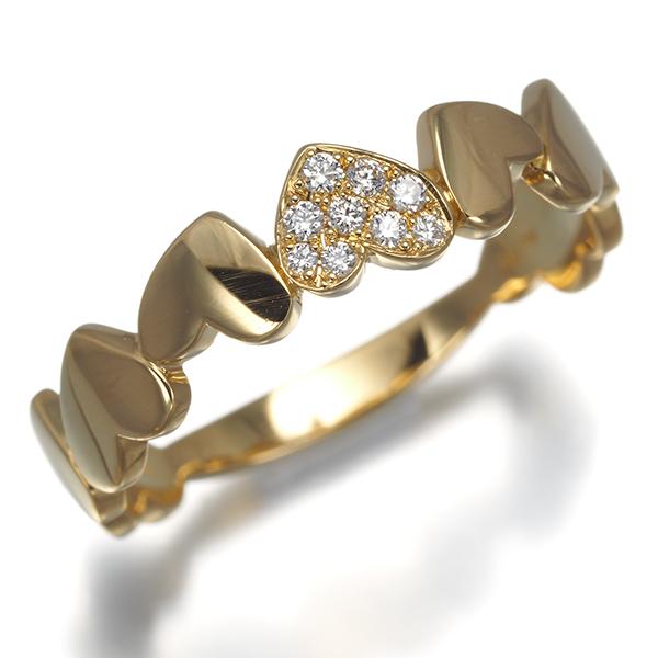 AHKAH（アーカー） リング ダイヤ ダイヤモンド 0.05ct アンハート