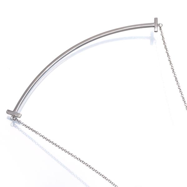 TIFFANY&Co.（ティファニー） ネックレス Tスマイル ラージ K18WG BLJ