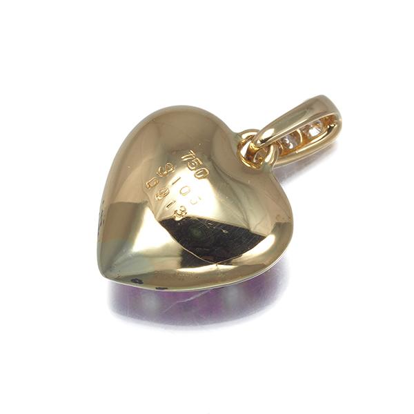 ピンクサファイア 1.05ct ダイヤ ダイヤモンド 0.13ct ハート パヴェ 