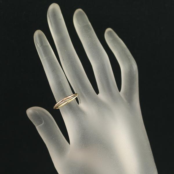 Cartier（カルティエ） トリニティ リング スリーカラー XS 49号 K18YG