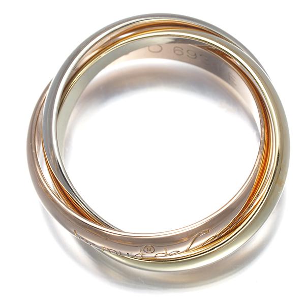 カルティエ トリニティ リング スリーカラー クラシック 50号 K18YG/WG/PG 指輪 BLJ 大幅値下げ品 | Cartier | 01