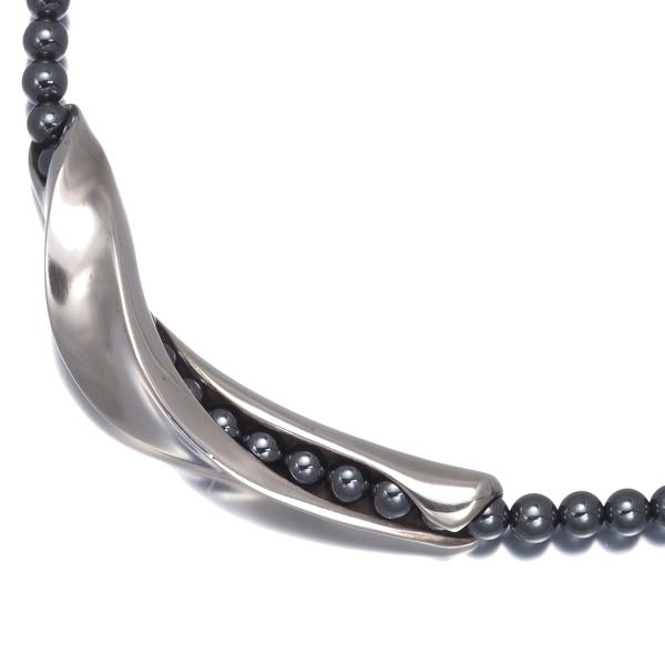 Georg Jensen（ジョージ ジェンセン） ネックレス HaH ヘマタイト 