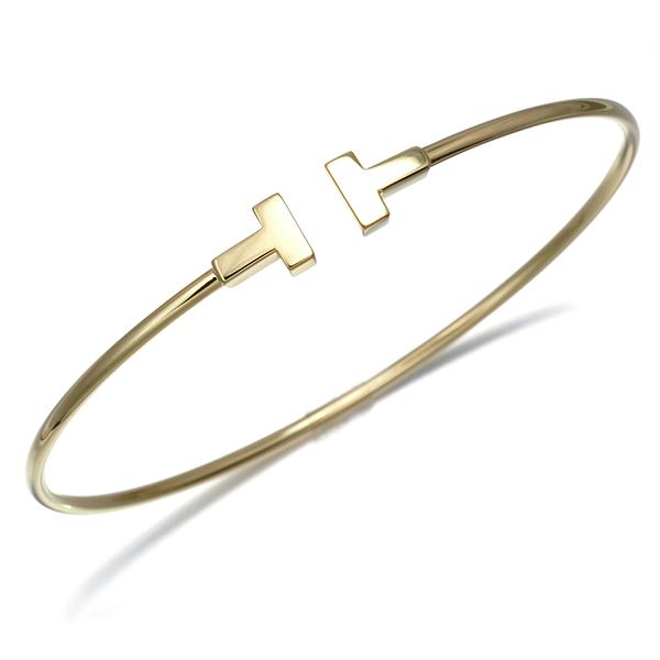 TIFFANY&Co.（ティファニー） ブレスレット Tワイヤー ナロー バングル