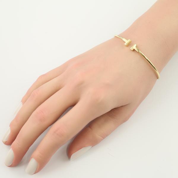 TIFFANY&Co.（ティファニー） ブレスレット Tワイヤー ナロー バングル