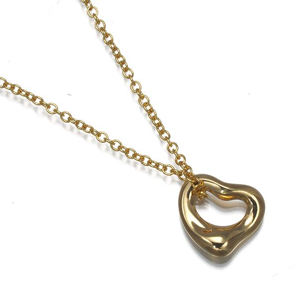 TIFFANY&Co.（ティファニー） ネックレス オープンハート ミニ K18YG