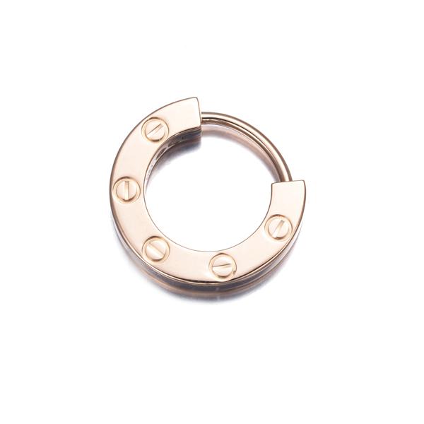 Cartier（カルティエ） ラブ ピアス シングル フープ 片耳 K18PG BLJ 