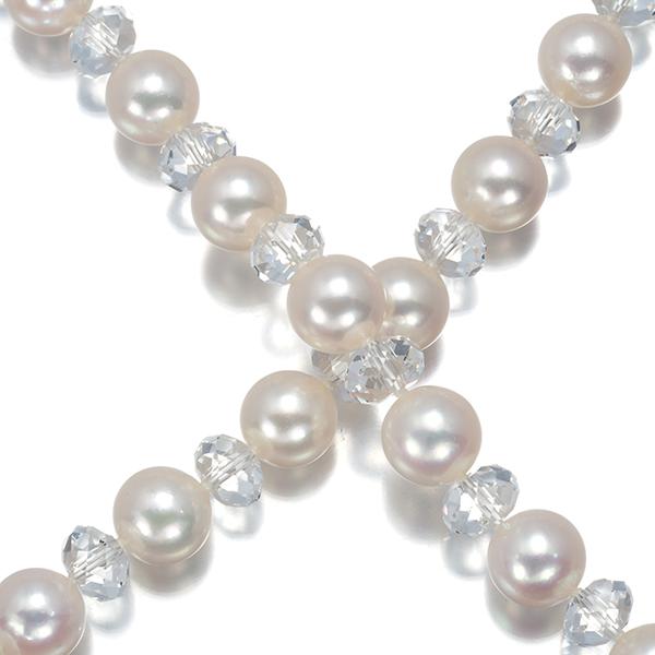 TASAKI（タサキ） ネックレス パール 真珠 7.0-7.5mm クリスタル