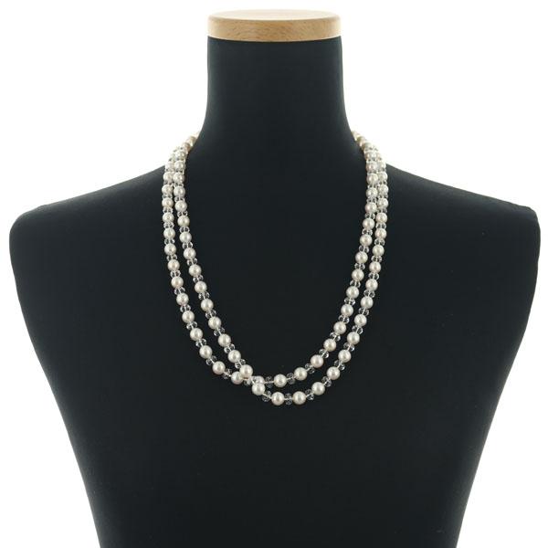 TASAKI（タサキ） ネックレス パール 真珠 7.0-7.5mm クリスタル