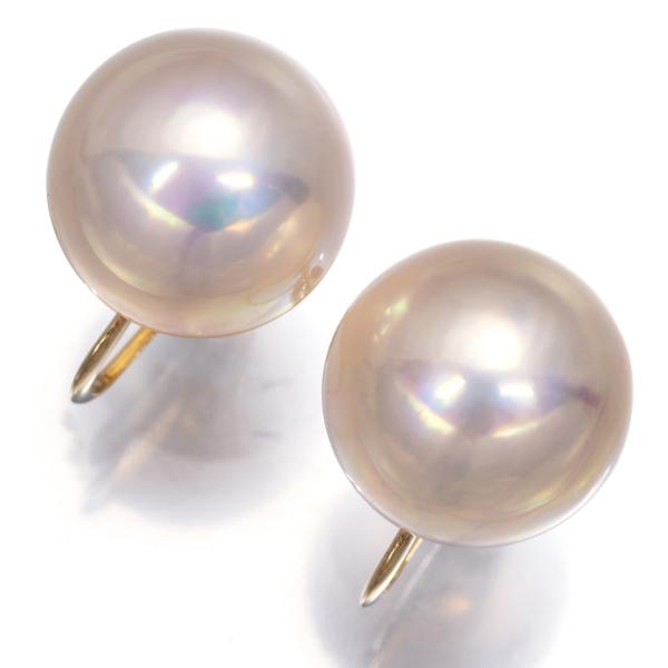 TASAKI（タサキ） イヤリング マベ真珠 13.7mm K18YG BLJ : グリーバー 
