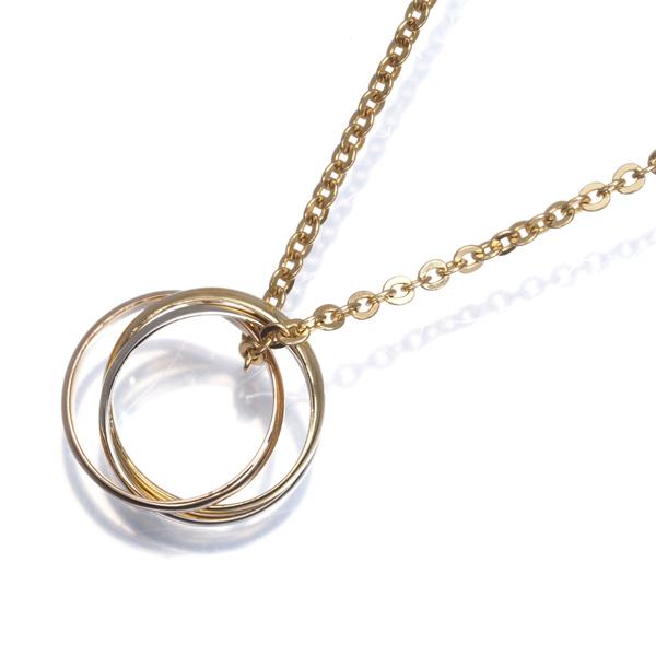 Cartier（カルティエ） トリニティネックレス K18YG/WG/PG BLJ 