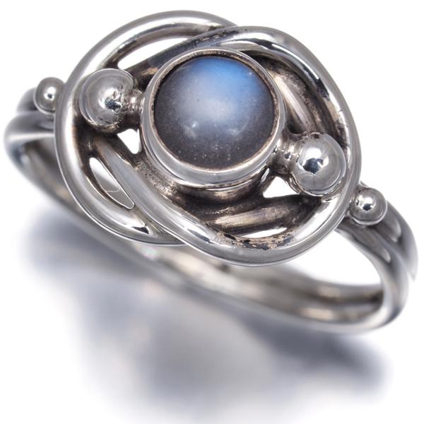 Georg Jensen（ジョージ ジェンセン） リング ムーンストーン 5