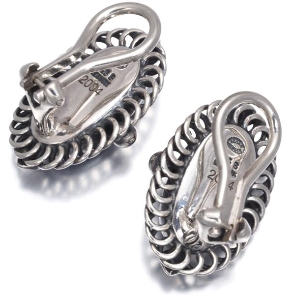 Georg Jensen（ジョージ ジェンセン） イヤリング オニキス ヘリテージ 