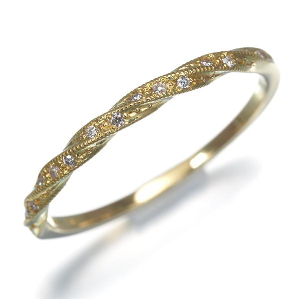 AHKAH（アーカー） リング ダイヤ ダイヤモンド 0.05ct ヘリクタイト