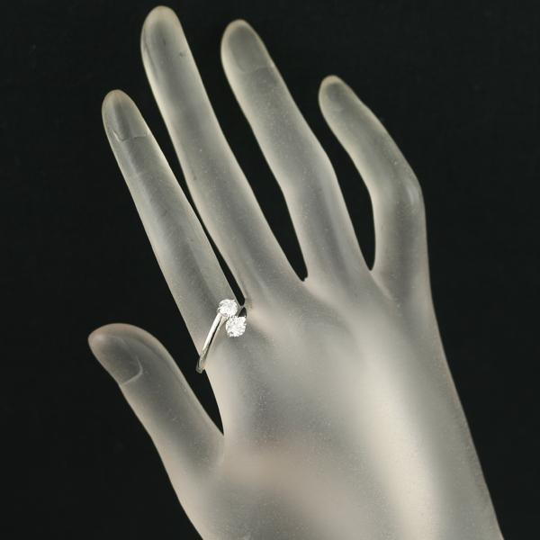 GSTV リング ダイヤ ダイヤモンド 0.33ct/0.31ct 2P 16号 Pt950 指輪 【中古】BLJ/GENJ |  | 04