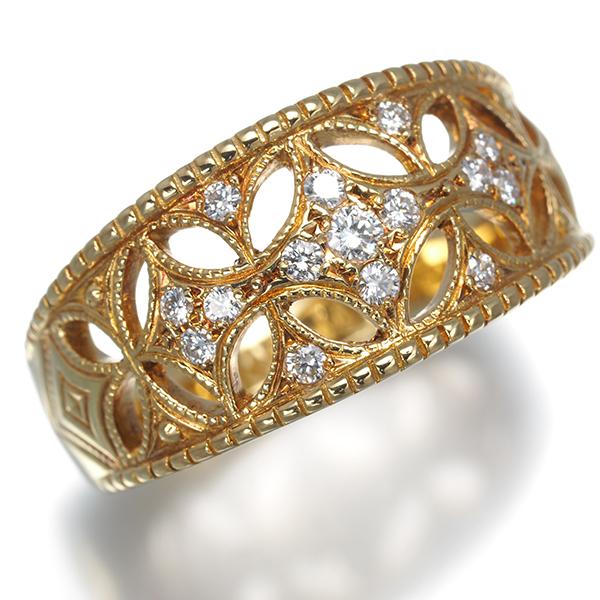 MIKIMOTO（ミキモト） リング ダイヤ ダイヤモンド 0.17ct 透かし
