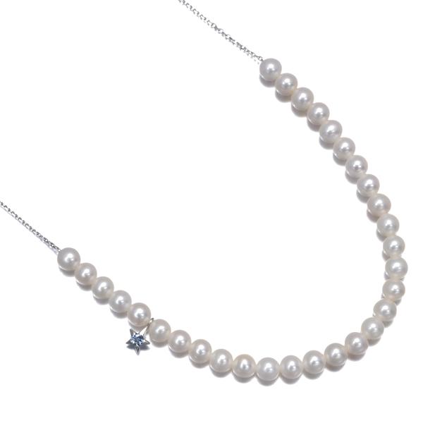 TASAKI（タサキ） ネックレス ベビーパール 真珠 4.0mm サファイア
