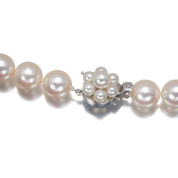 【未使用品】TASAKI ホワイト真珠ネックレス TASAKI（タサキ） ネックレス パール 真珠 8.0-8.4mm シルバー BLJ