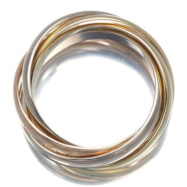 Cartier（カルティエ） トリニティ リング スリーカラー 5連 SM 50号