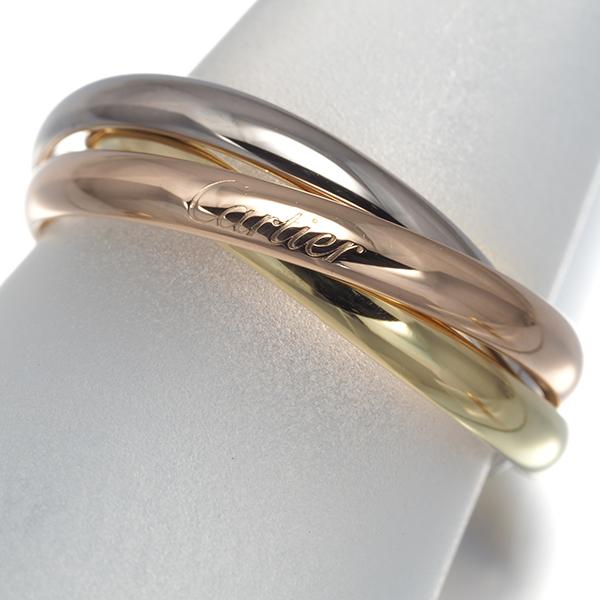 Cartier（カルティエ） トリニティ リング スリーカラー SM 55号 K18YG