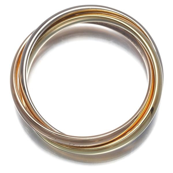 Cartier（カルティエ） トリニティ リング スリーカラー SM 55号 K18YG