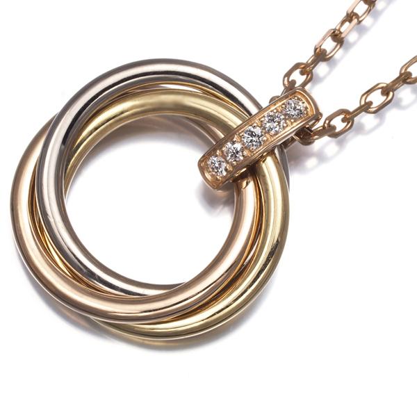 Cartier（カルティエ） トリニティ ネックレス ダイヤ ダイヤモンド