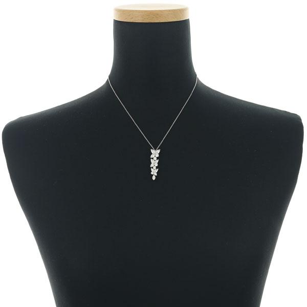 フリージア様　極美品✨️箱袋付　ティファニー　PT950 バイザード ネックレス TIFFANY&Co.（ティファニー） ネックレス ダイヤ ダイヤモンド
