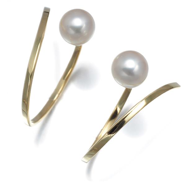 TASAKI（タサキ） ピアス パール 真珠 8.0mm アファインバランス K18YG