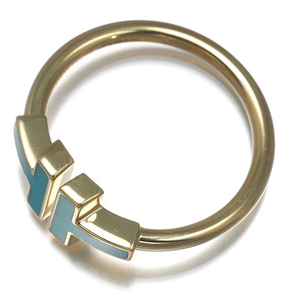 ティファニー リング ターコイズ トルコ石 Tワイヤー 15号 K18YG 指輪 BLJ | TIFFANY&Co. | 02