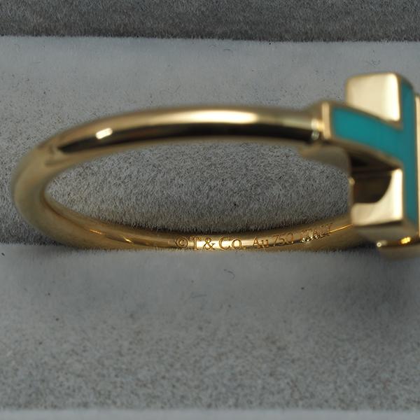 ティファニー リング ターコイズ トルコ石 Tワイヤー 15号 K18YG 指輪 BLJ | TIFFANY&Co. | 03