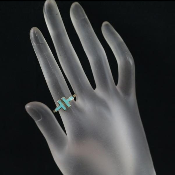 ティファニー リング ターコイズ トルコ石 Tワイヤー 15号 K18YG 指輪 BLJ | TIFFANY&Co. | 04
