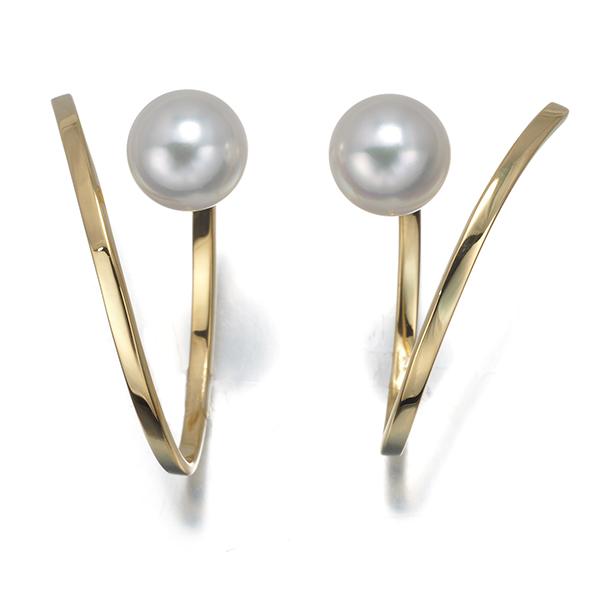 TASAKI（タサキ） ピアス パール 真珠 8.1mm アファインバランス