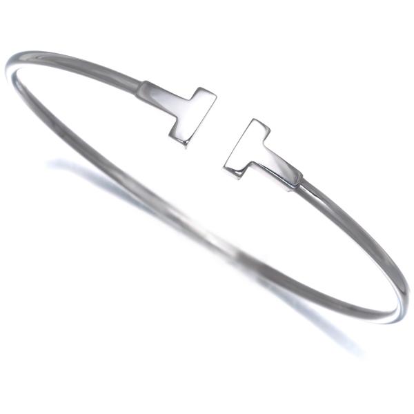TIFFANY&Co.（ティファニー） ブレスレット Tワイヤー ナロー バングル