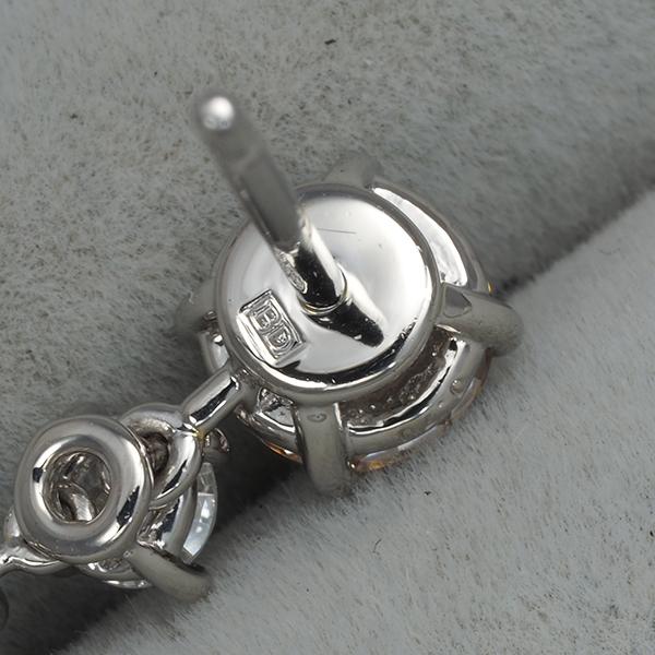 カシケイ ピアス ダイヤ ダイヤモンド 1.00ct/0.70ct 揺れる Pt/Pt900