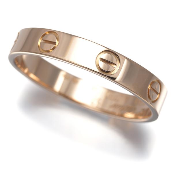 Cartier（カルティエ） ミニラブ リング SM 57号 K18PG 指輪 BLJ 大幅